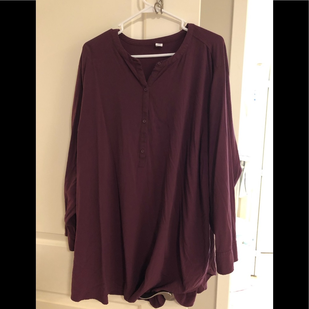 Old navy 4x maroon dress shirt